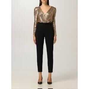 Lauren Ralph Lauren Gold‎ Sequin Jumpsuit - Size 14 - NWT